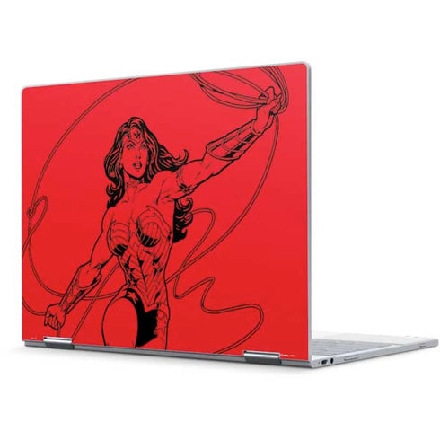 DC Comics Wonder Woman Comic Pop Pixelbook Skin
